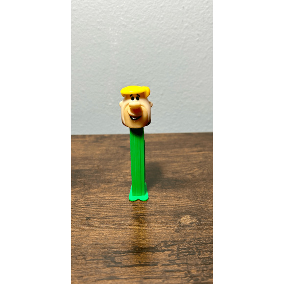 Vintage Flintstones Barney Rubble 1992 PEZ Dispenser With Feet Made in China - Picture 1 of 7